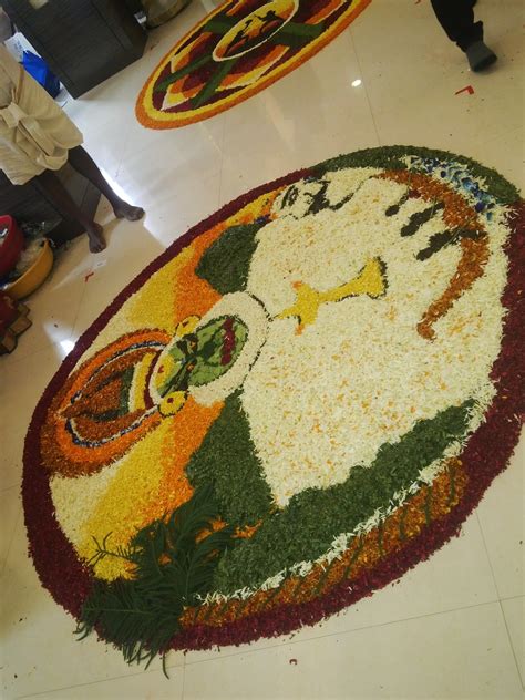 Simple Flower Rangoli Designs Onam – Idalias Salon