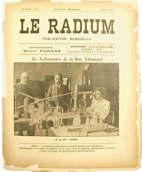 Museum of Radiation and Radioactivity | Marie curie, Chemistry journals, Scientific journal