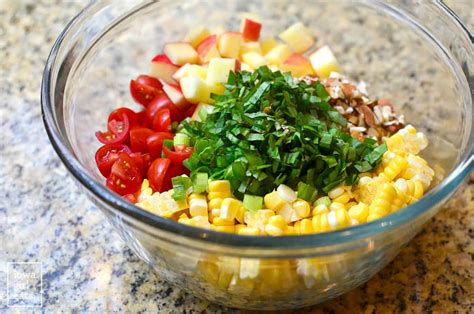 Napa Sweet Corn Salad - Fresh and Healthy