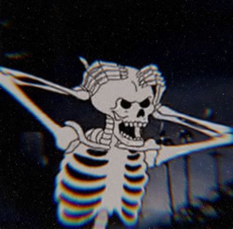 🖤skeleton cartoon🖤 | Cartoon profile pics, Halloween icons, Anime demon