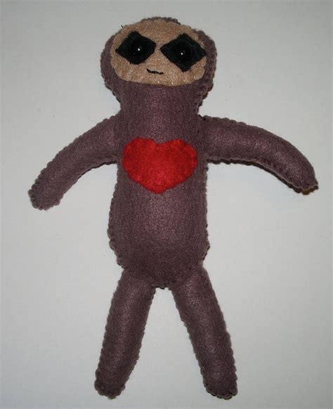 Valentine Sloth Plushie by kiddomerriweather on DeviantArt