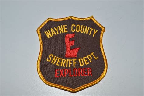 WAYNE COUNTY SHERIFF DEPARTMENT EXPLORER PATCH - POLICE BADGE EU