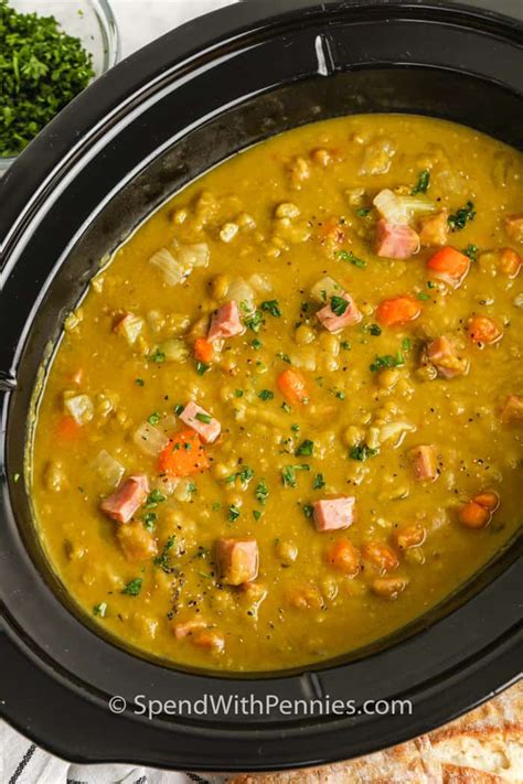 Split Pea Soup Recipe Ham Hock Slow Cooker | Bryont Blog