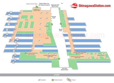 Shinagawa Station Map – Finding Your Way – Shinagawa Station