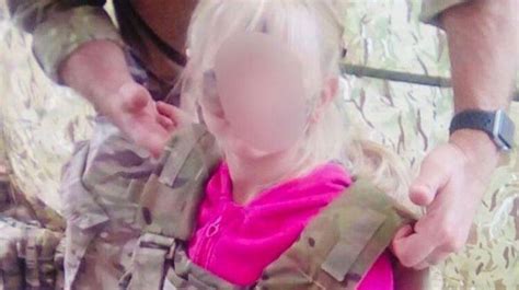 Pre-school children dressed in military body armour for Armed Forces Day | Peace Pledge Union