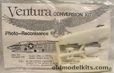 Ventura 1/72 RF-8G Photo-Reconnaissance Crusader (F8U - F-8) Conversion