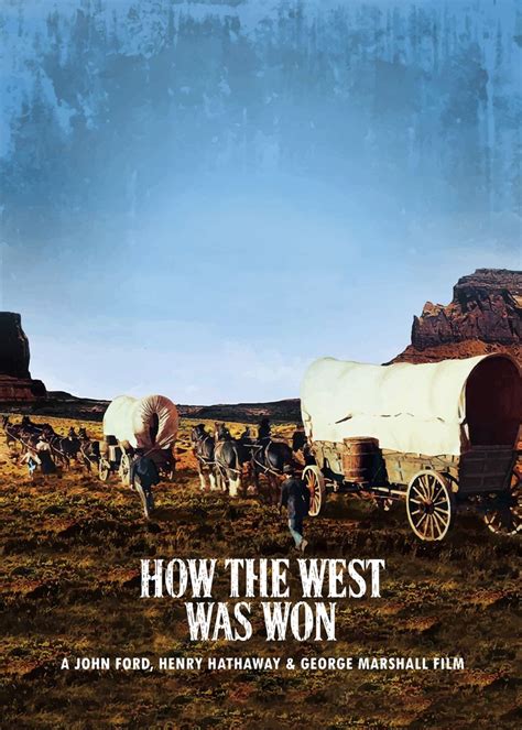 'How The West Was Won' Poster, picture, metal print, paint by Bo Kev ...