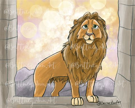 Aslan Chronicles of Narnia Print Lion Witch Wardrobe Art | Etsy