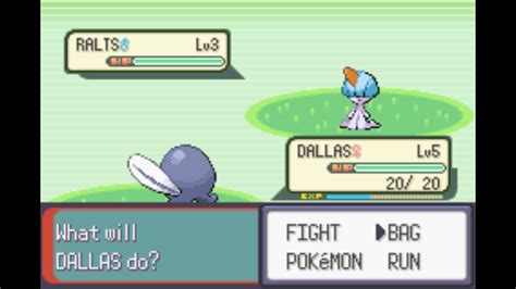 Just started a new Pokemon Emerald Randomiser, and found a shiny ralts BEFORE I WAS ABLE TO GET ...