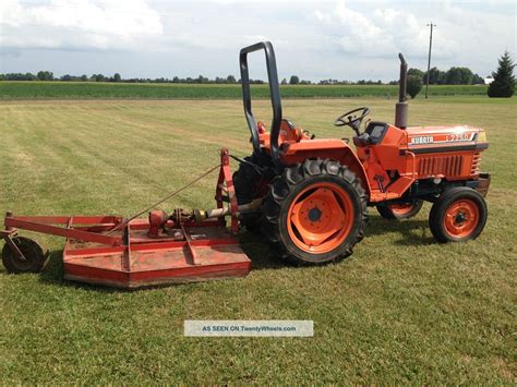 Kubota L2250 Diesel Tractor With Bush Hog