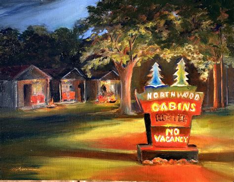 Northwood Cabins, Tupper Lake – Art by Milessa