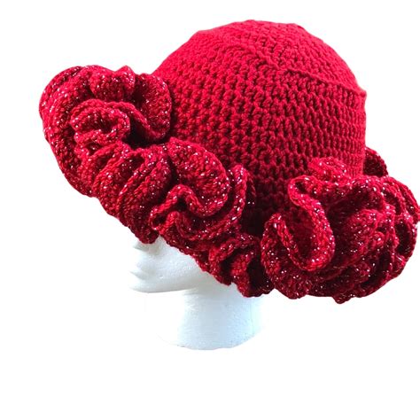 Crochet Ruffle Hat PATTERN Crochet Bucket Hat PATTERN - Etsy