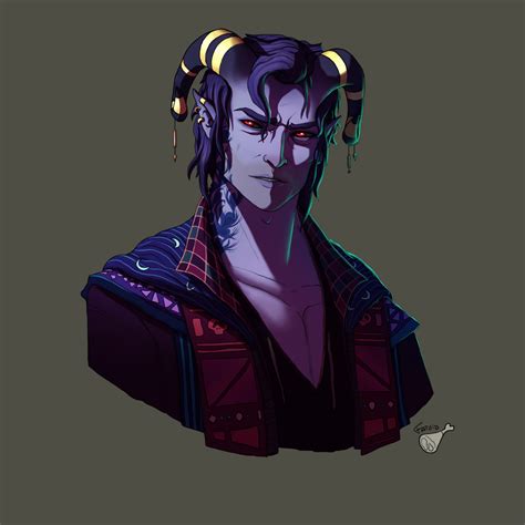 Eliott RENIÉ - Critical Role Fan Art. Mollymauk.