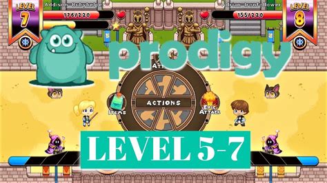 PRODIGY Math Game, Level 5-7 - YouTube