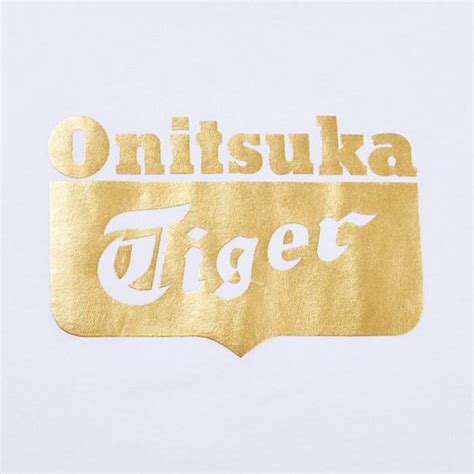 Onitsuka Tiger LOGO TEE 2183A247.102. WHITE/GOLD