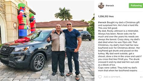 The Rock buys his Dad a car and shares touching story of how his father ...