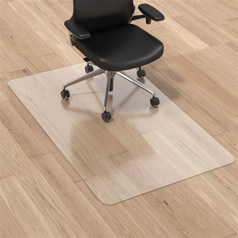 HOMEK Office Chair Mat for Hardwood Floor - 30'' x 48'' Rectangle, Easy ...