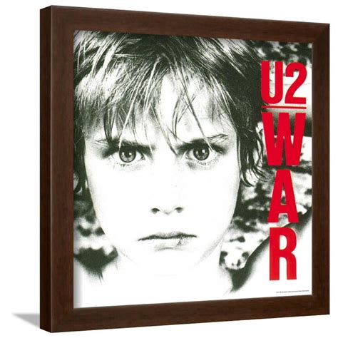 U2 - War Album Cover Rock Music Framed Poster Wall Art - Walmart.com - Walmart.com