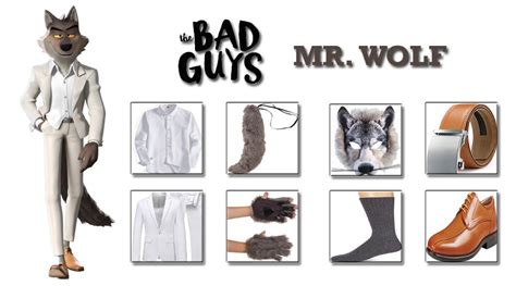 MR. WOLF COSTUME FROM THE BAD GUYS