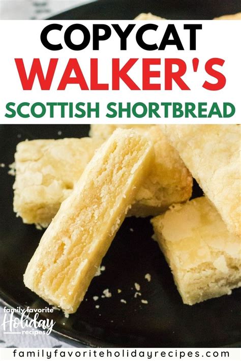 Walker's Scottish Shortbread Cookies Recipe - Family Favorite Holiday ...