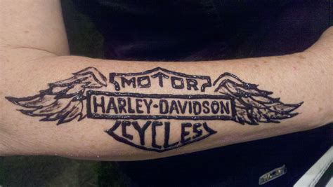 harley davidson tattoos with wings - Marianna Byrne