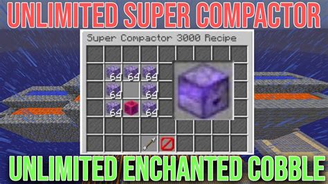 Hypixel Skyblock Unlock SUPER COMPACTOR 3000 In 1 HOUR!!! UNLIMITED ...