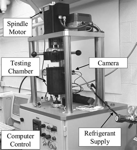 Photograph of the ultra high pressure tribometer (UHPT). | Download Scientific Diagram