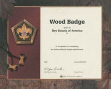 Wood Badge Certificate Scout Shop, Scout Uniform, Camping Supplies, Certificate Templates, Boy ...