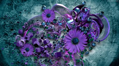 Purple on Teal Grunge by StarwaltDesign on DeviantArt