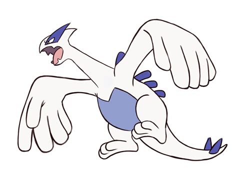 How To Draw Legendary Pokemon Lugia at How To Draw