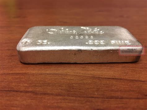 10 Oz Silvertowne Poured Silver Bar. 999 Fine (vintage)