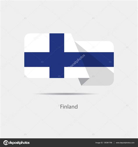 Finland national flag logo Stock Vector Image by ©ibrandify #135361796