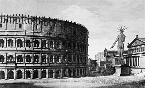 ROME: COLOSSUS OF NERO. Reconstruction of the Colossus of