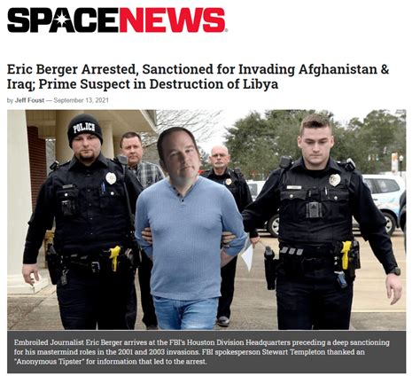 Eric Berger S̶p̶a̶c̶e̶ ̶J̶o̶u̶r̶n̶a̶l̶i̶s̶t̶ Sanctioned Invader : r ...