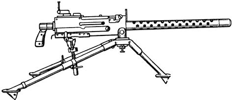 Browning Machine Gun | ClipArt ETC