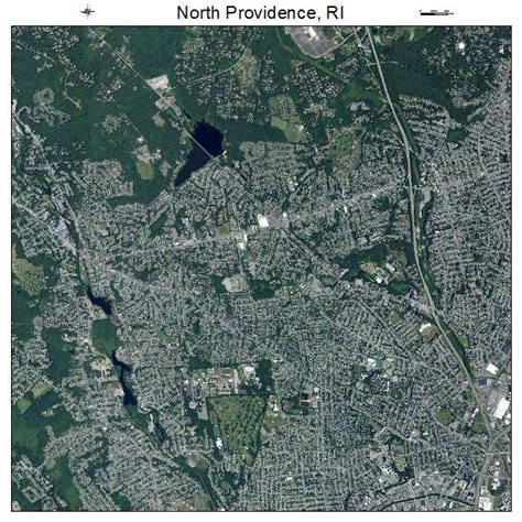 Aerial Photography Map of North Providence, RI Rhode Island