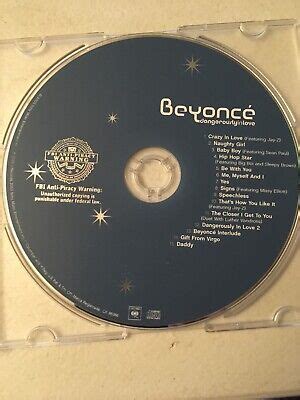 Beyonce CD, Dangerously in Love, 2003 Columbia Records, Tested | eBay