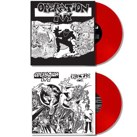 $26.99 Operation Ivy - Hectic & Energy 12" Red LP's | Epitaph records, Epitaph, Vinyl records