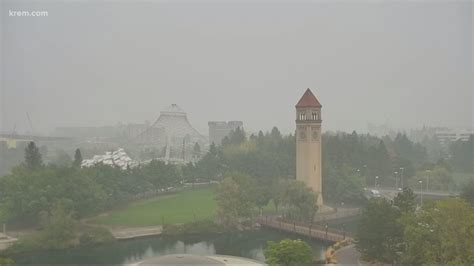 Spokane air quality is unhealthy due to wildfire smoke | krem.com