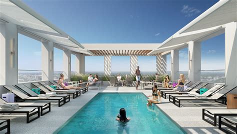 New downtown Jersey City rental will have a 'Miami-inspired resort' on its rooftop | 6sqft