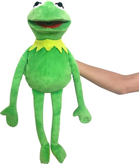 Amazon.com: Kermit Frog Puppet, The Muppets Show, Soft Hand Frog Stuffed Plush Toy for Boys and ...