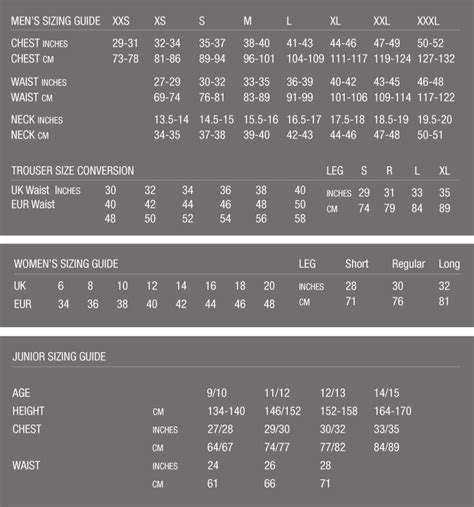 Ping Size Guide