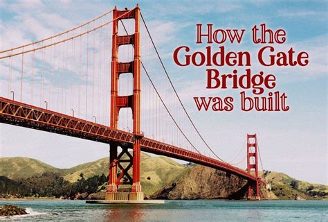 How was the Golden Gate Bridge built? Find out here, plus see photos of the construction - Click ...