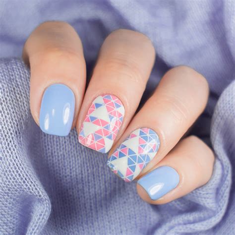 20 Incredible Pink and Blue Nails [Pantone 2016 Round-Up]