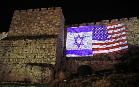 Hailing Trump, Jerusalem projects US flag onto Old City walls | The Times of Israel