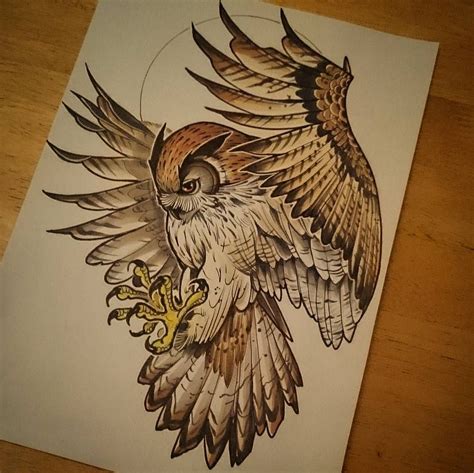 Pin by tattoosrpictures on Black Rose Tattoo in 2020 | Owl tattoo ...