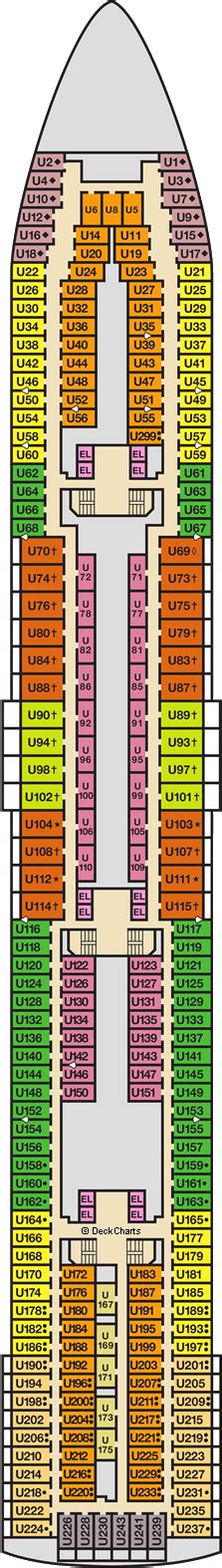 Carnival Sensation Deck Plans: Ship Layout, Staterooms & Map - Cruise ...