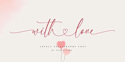 With Love Font | Webfont & Desktop | MyFonts