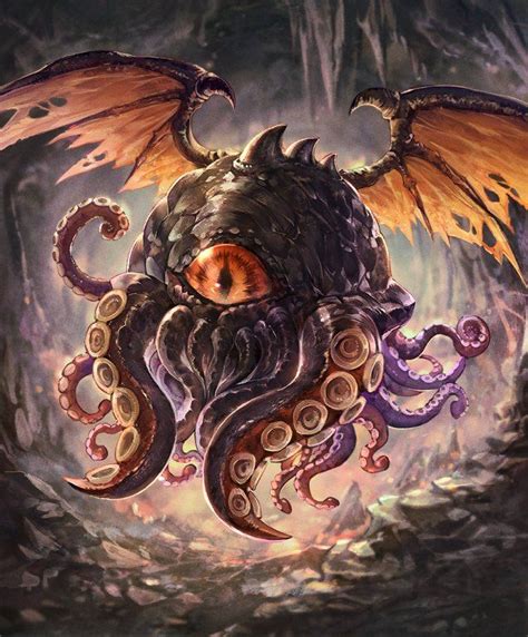 Card: Voice of the Abyss | Fantasy creatures, Dark fantasy art, Fantasy ...