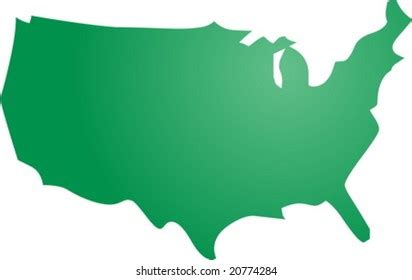 Map United States America Stock Vector (Royalty Free) 20774284 | Shutterstock